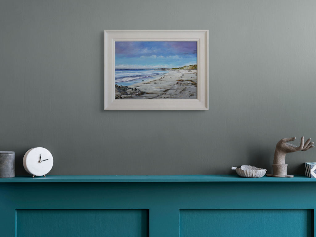 Beach after storm Tiree by Allison Young 2