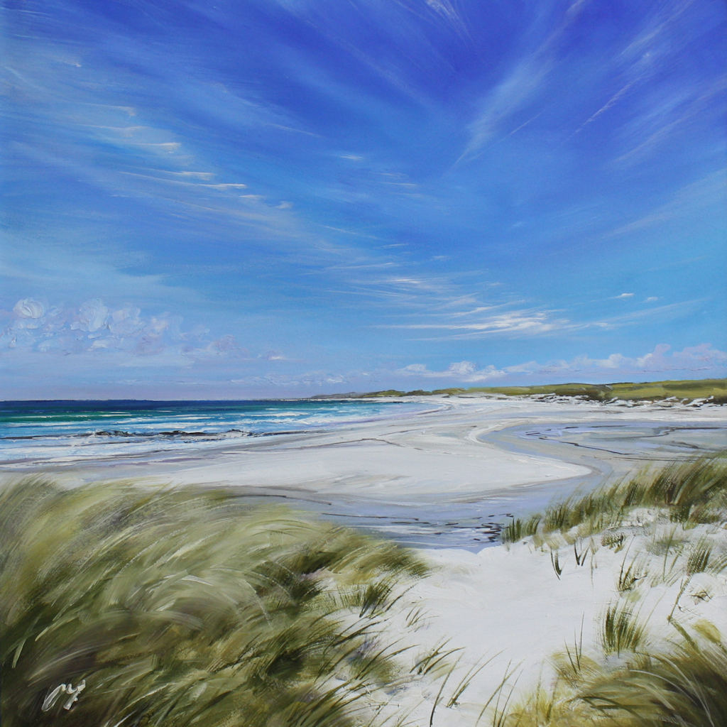 A Surfer's Sea Balevullin Tiee by Allison Young