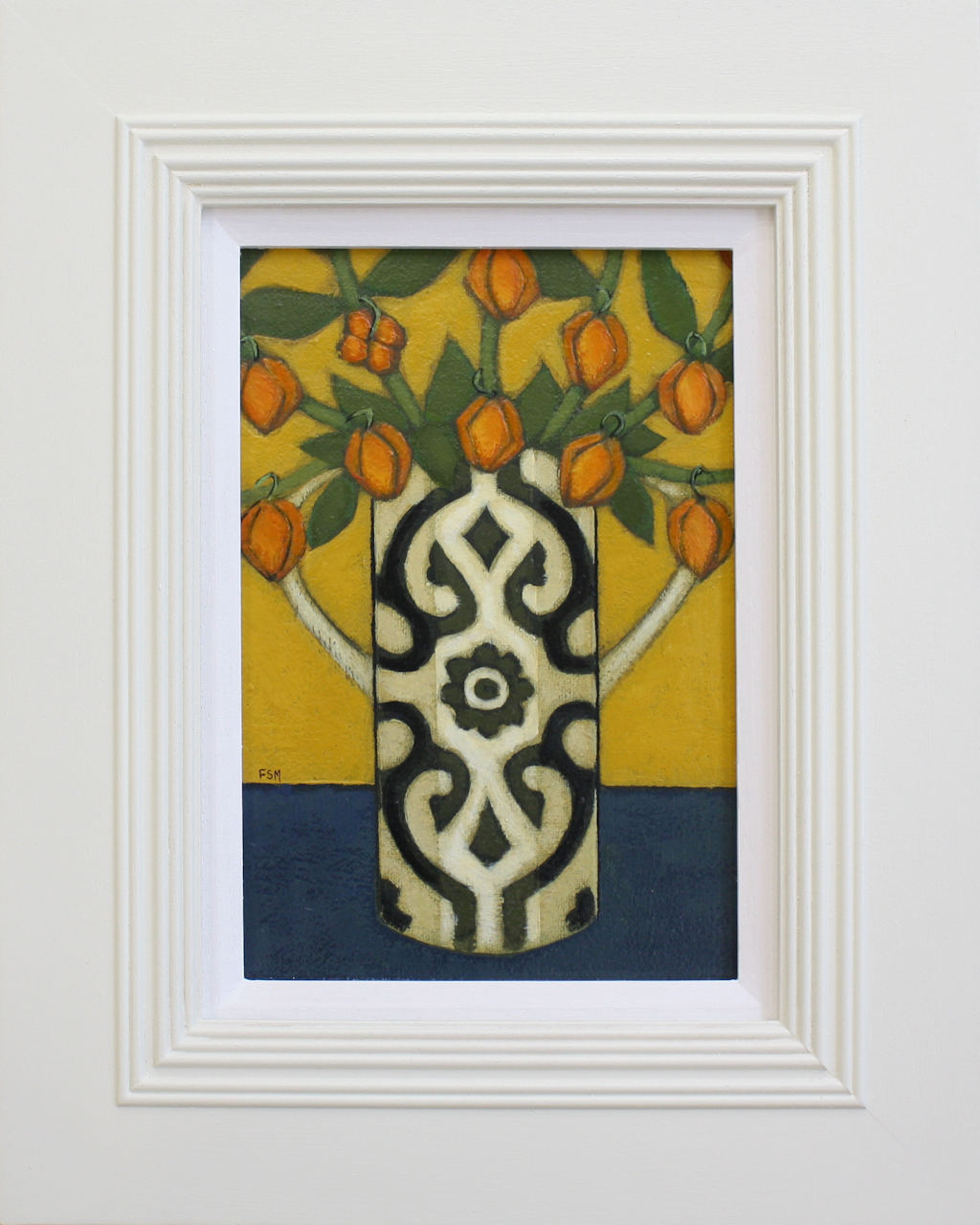 Chinese Lanterns in a Moroccan Jug by Fiona Millar 2