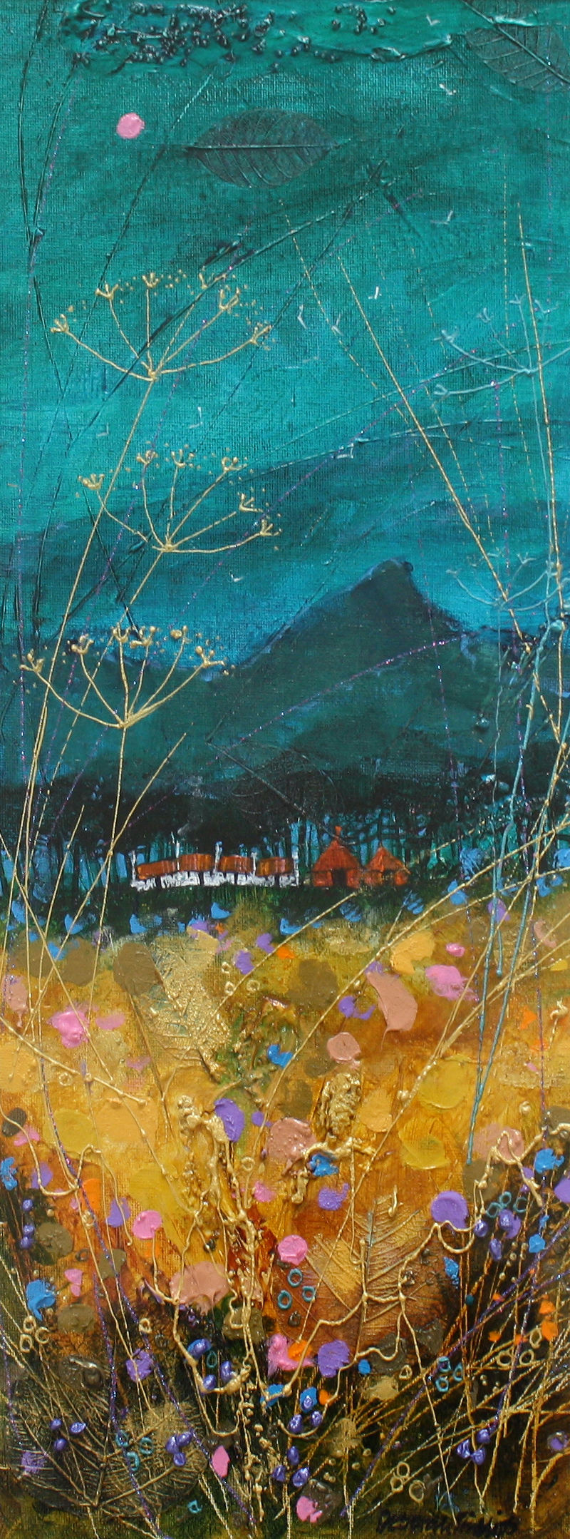 High Moon over Bennachie by Deborah Phillips
