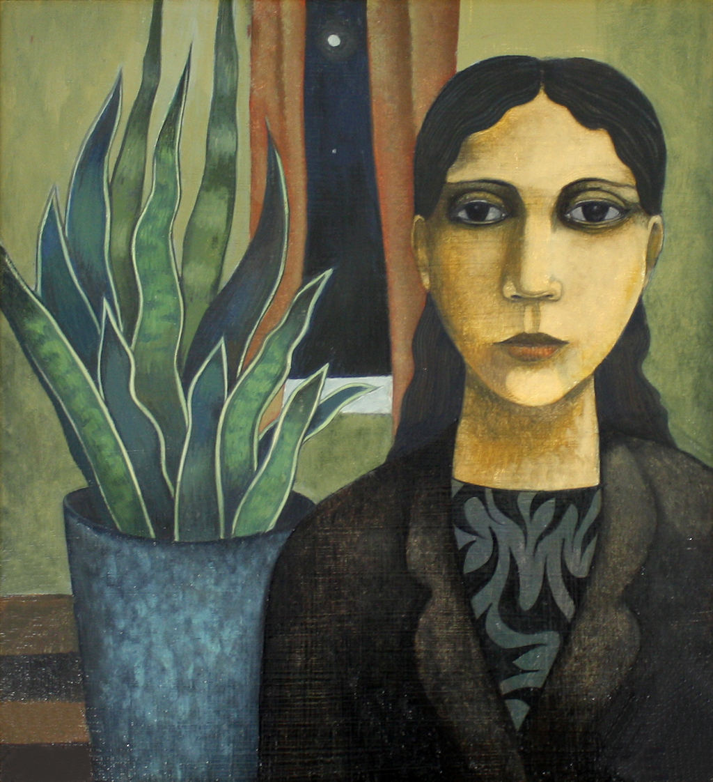Portrait with Plant by Ian McWhinnie