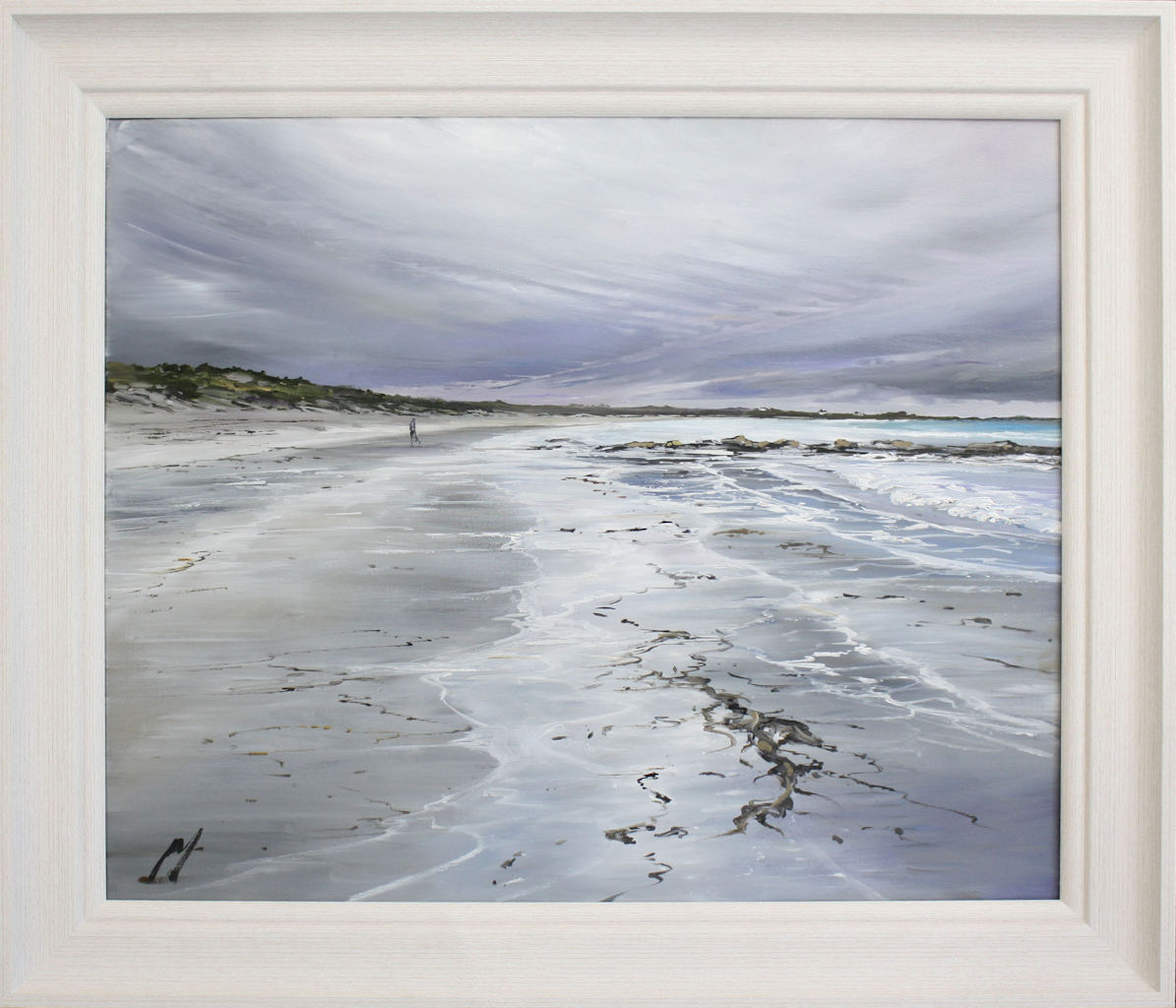 Sunset Walk The Green Tiree by Allison Young 2