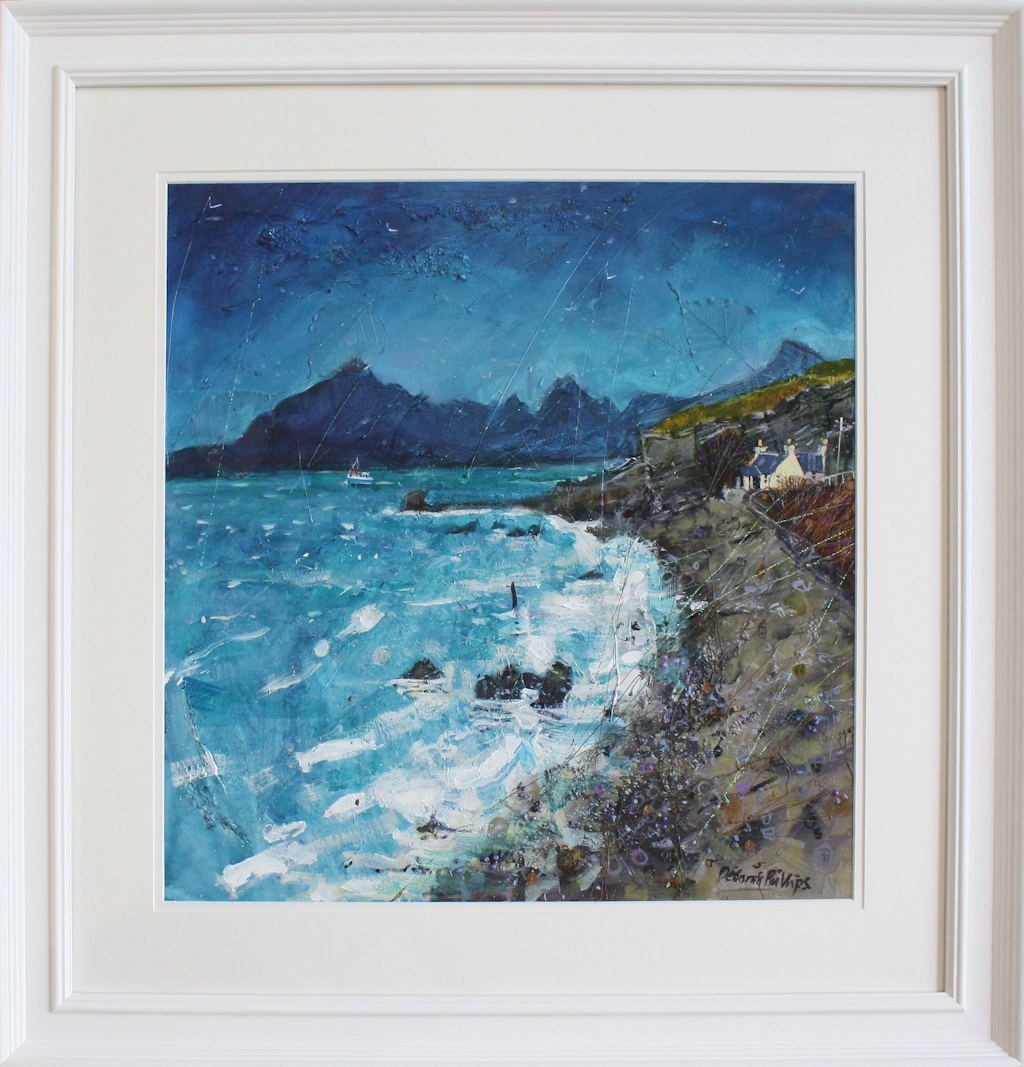 Toward Black Cuillin from Elgol Skye by Deborah Phillips 2