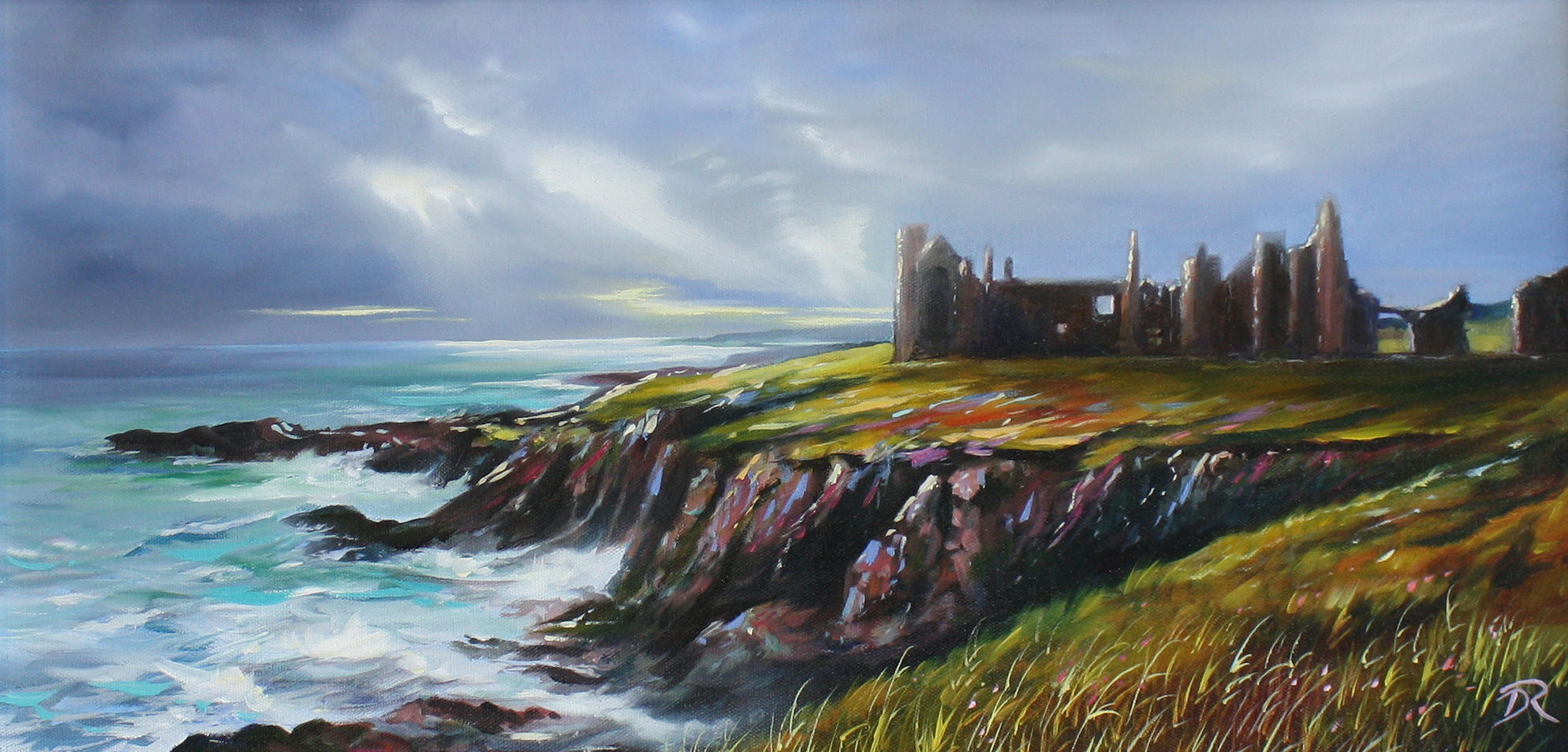Slains Castle by Douglas Roulston 2