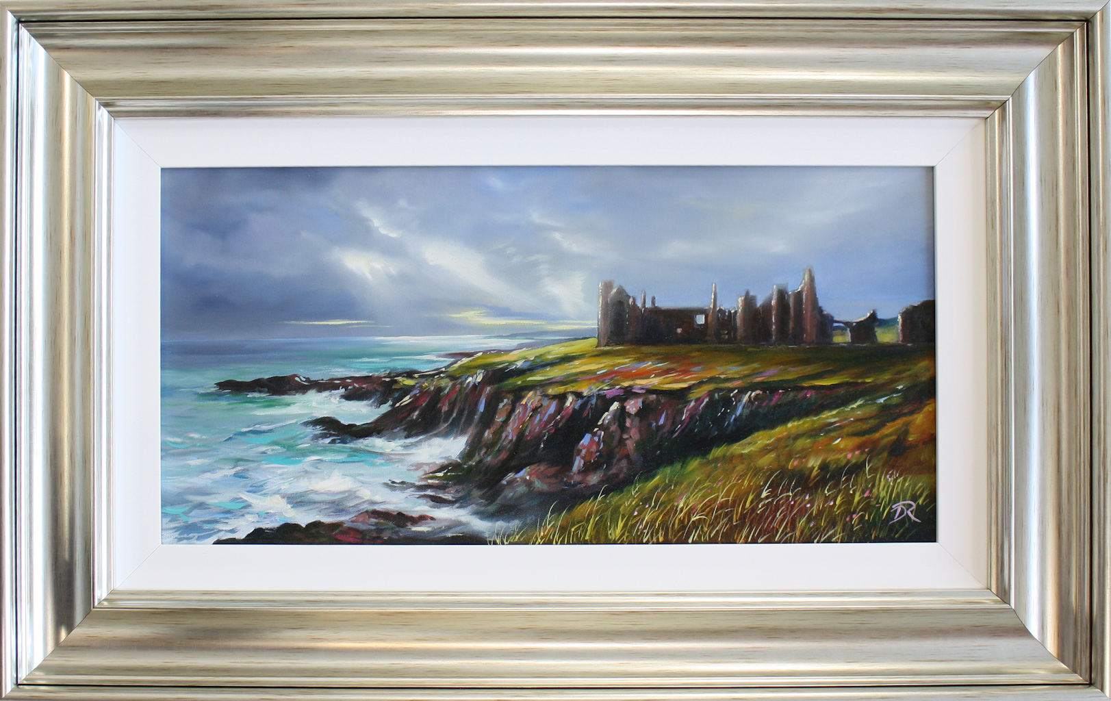 Slains Castle by Douglas Roulston