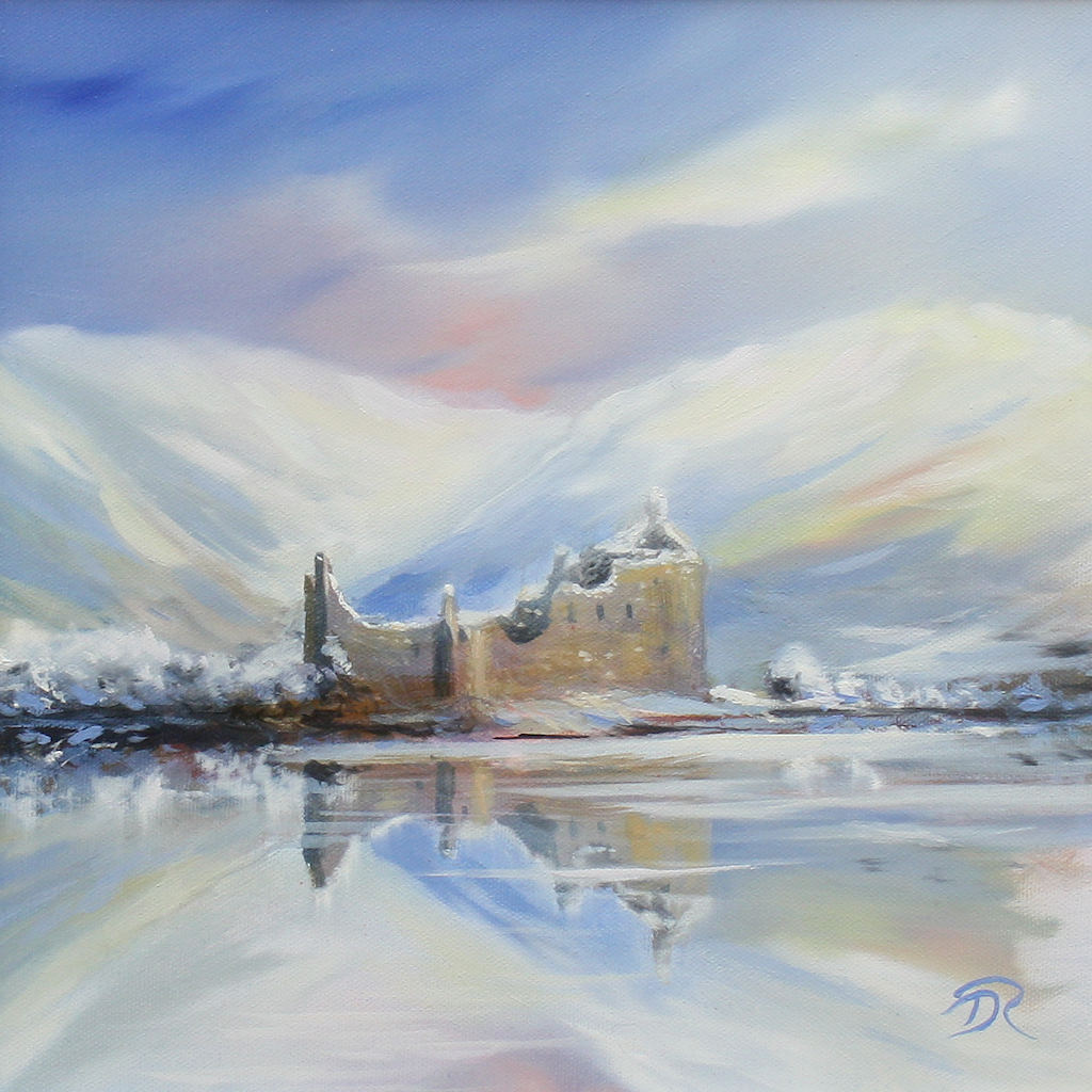 Winters Call Kilchurn Castle by Douglas Roulston