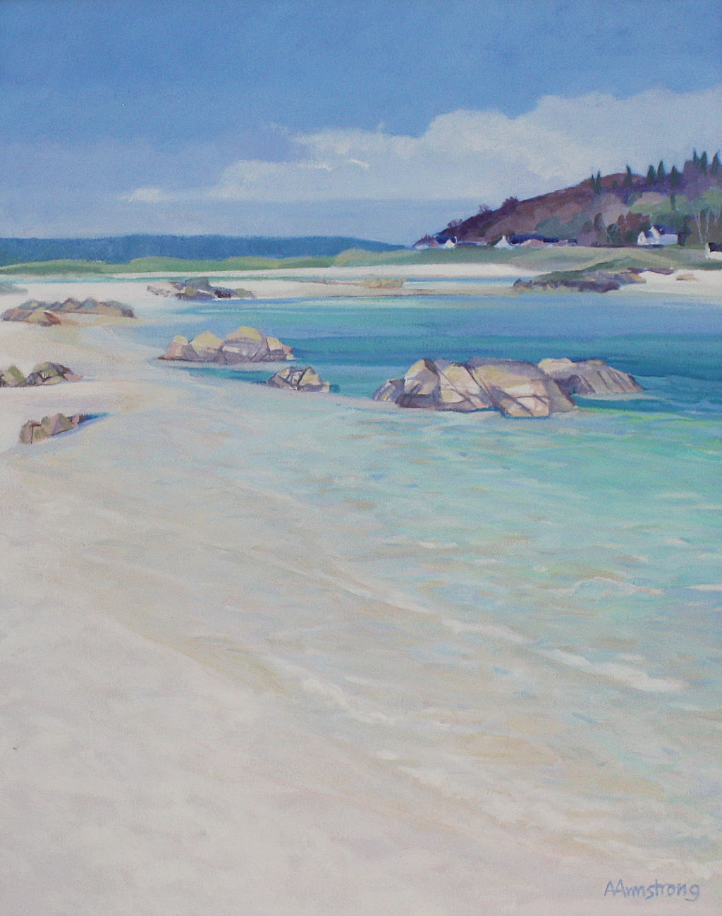 Low Tide Traigh Sands by Ann Armstrong
