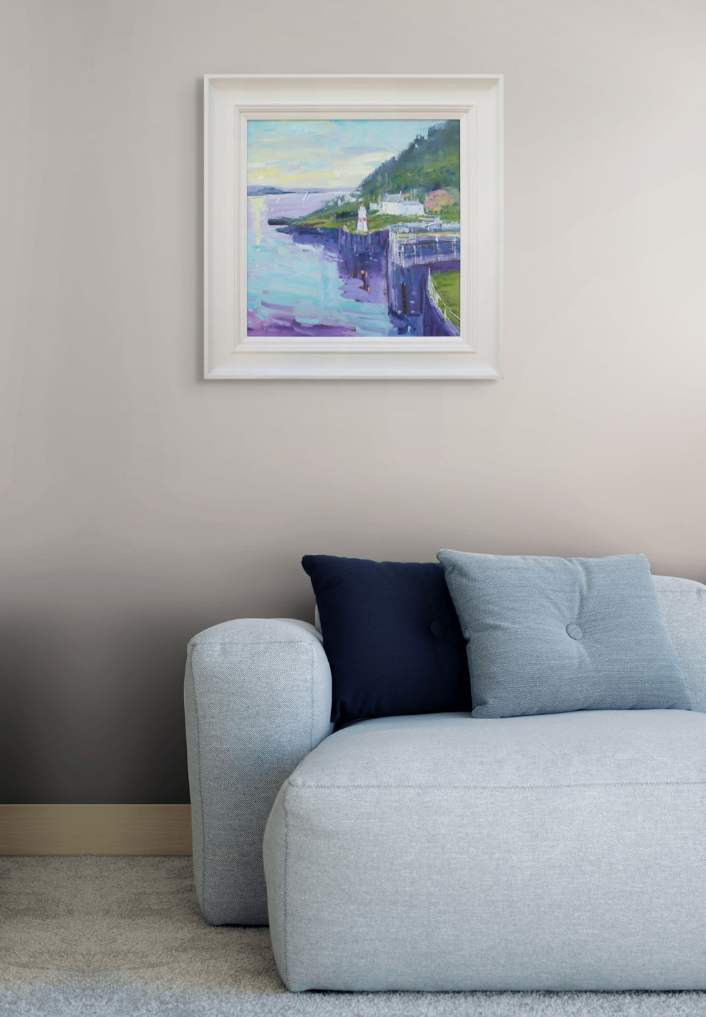 Crinan Harbour, Tranquil Evening by Angus Clark 3