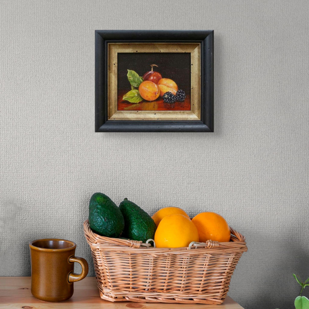 Golden Plums and Blackberries by Hilary Gauci 2
