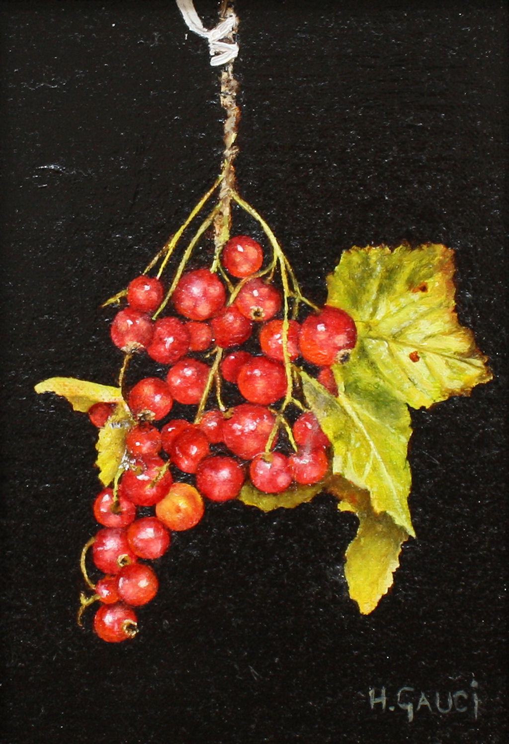 Hanging by a by Hilary Gauci