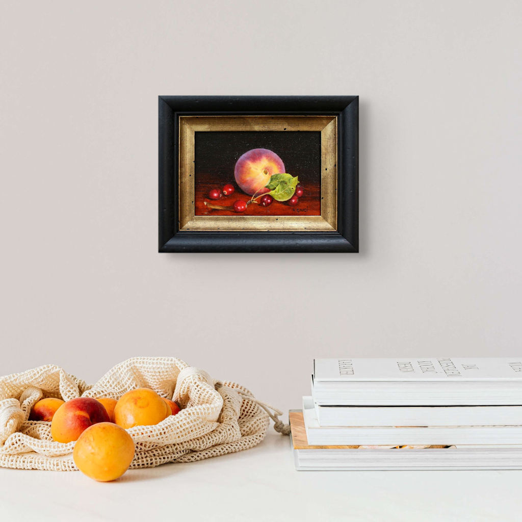 Peach and Cranberries by Hilary Gauci 2