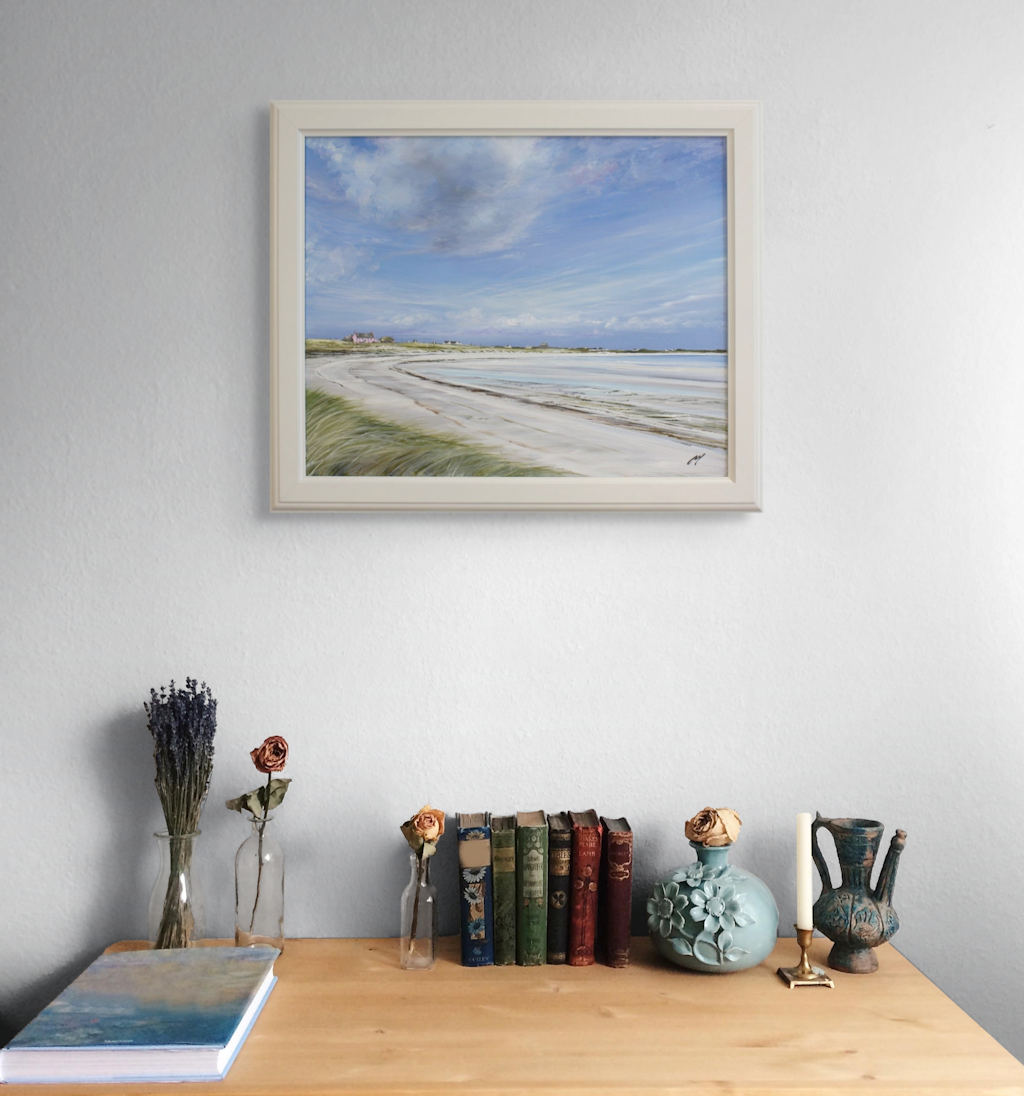 Pink House Gott Bay Tiree by Allison Young 2