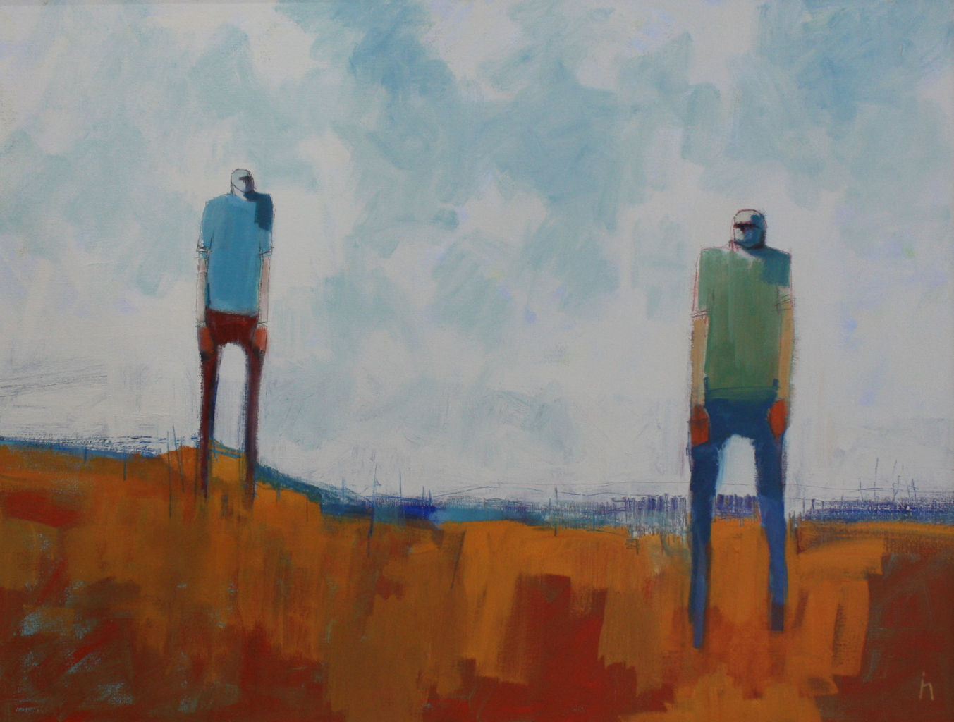 Two Figures Isolated by Ian Neill