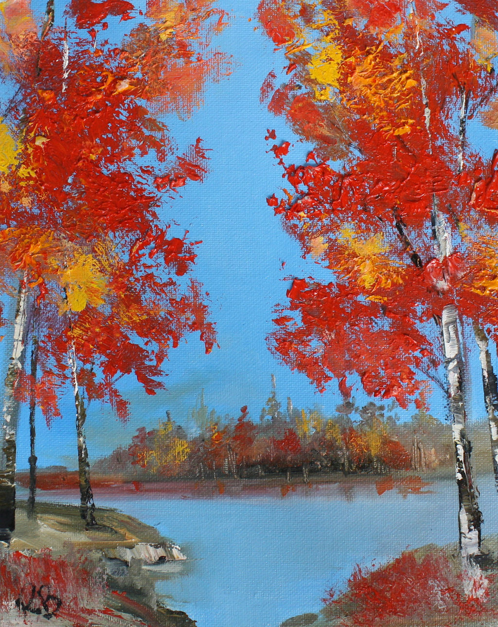 Crystal Clear in Autumn by Rosanne Barr