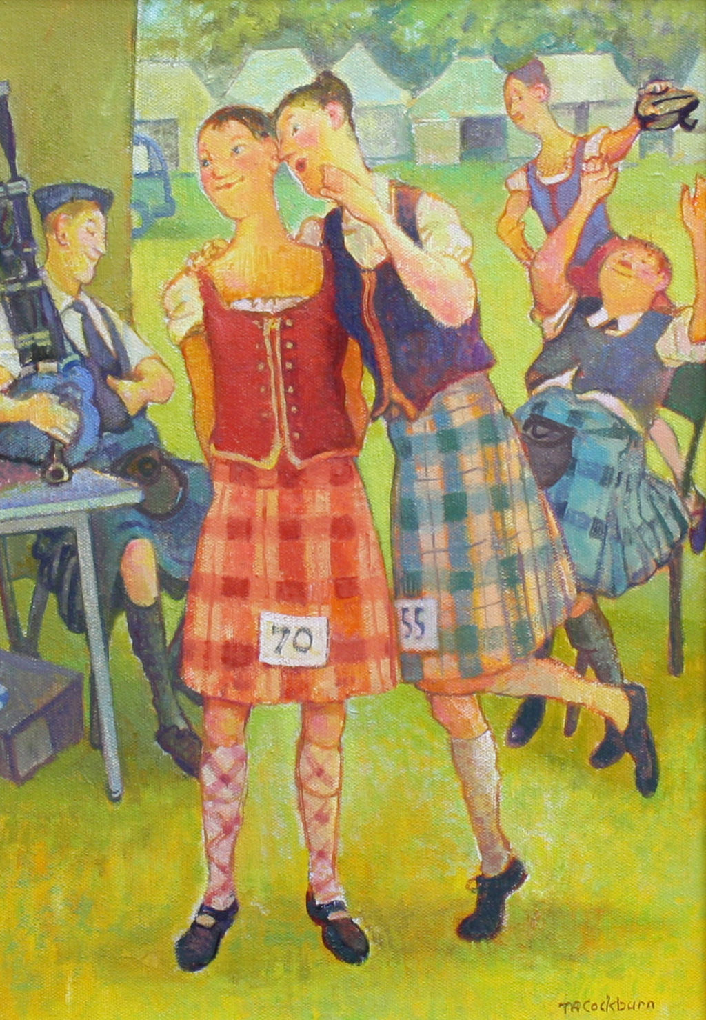 Dancers and Pipers by Tim Cockburn