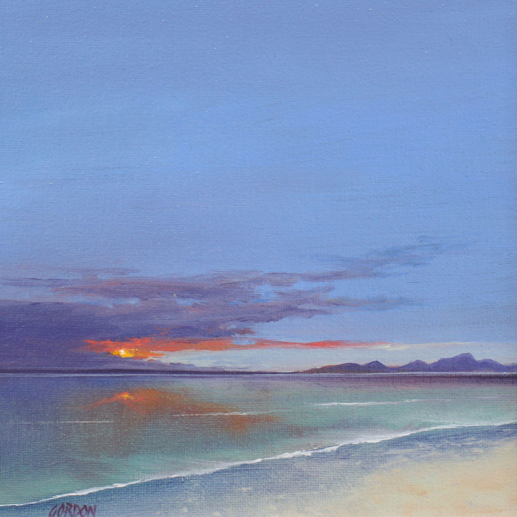 Strand of the Seat Sunset Iona by Iain Gordon