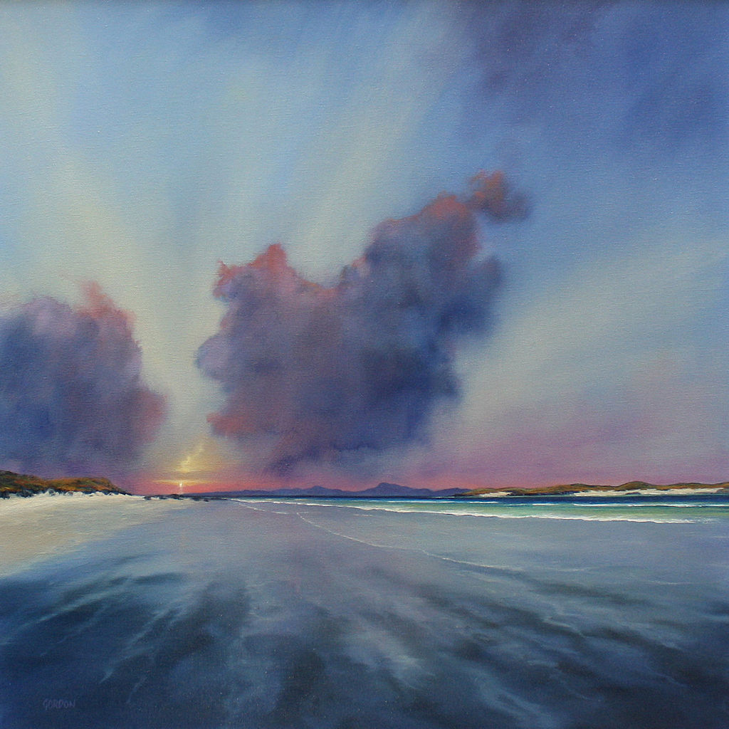 Towards Dabbay from Berneray by Iain Gordon