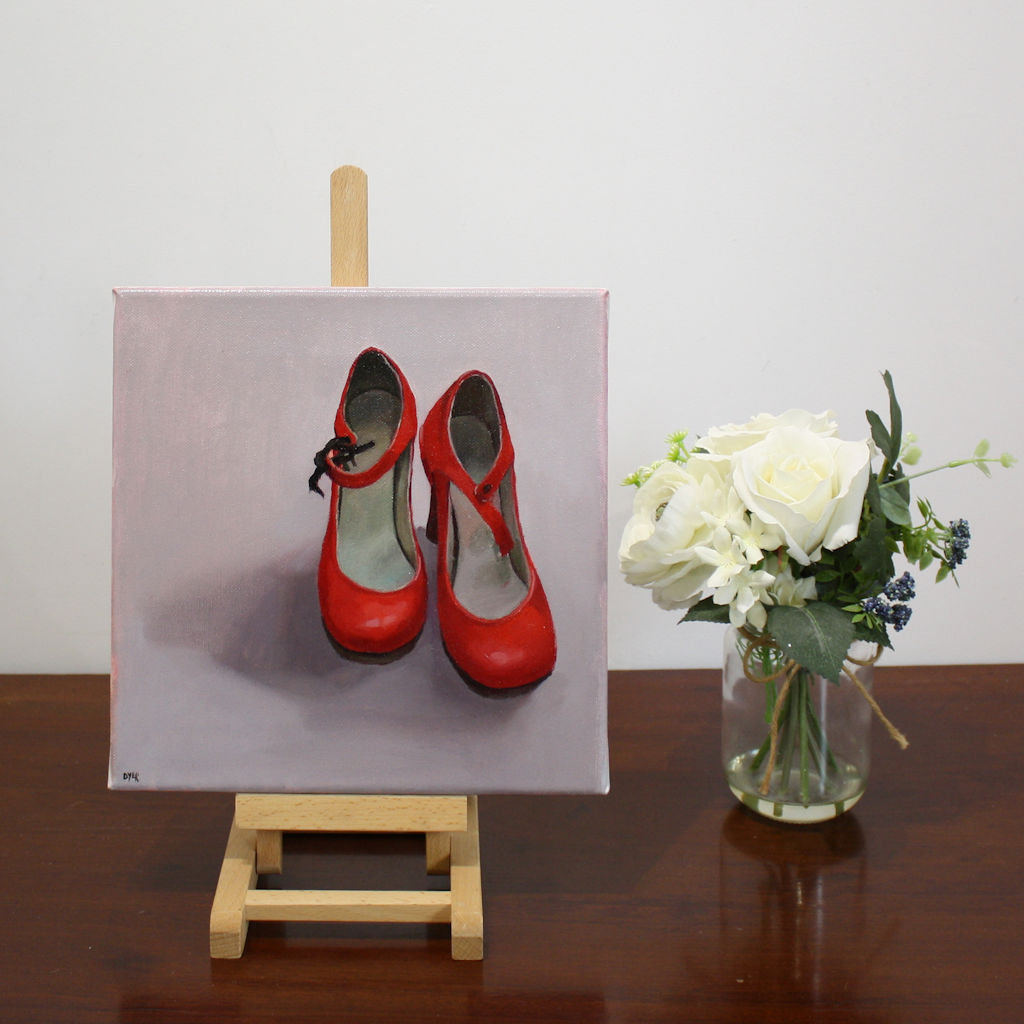 Artist Shoes in Red by Cherylene Dyer 2
