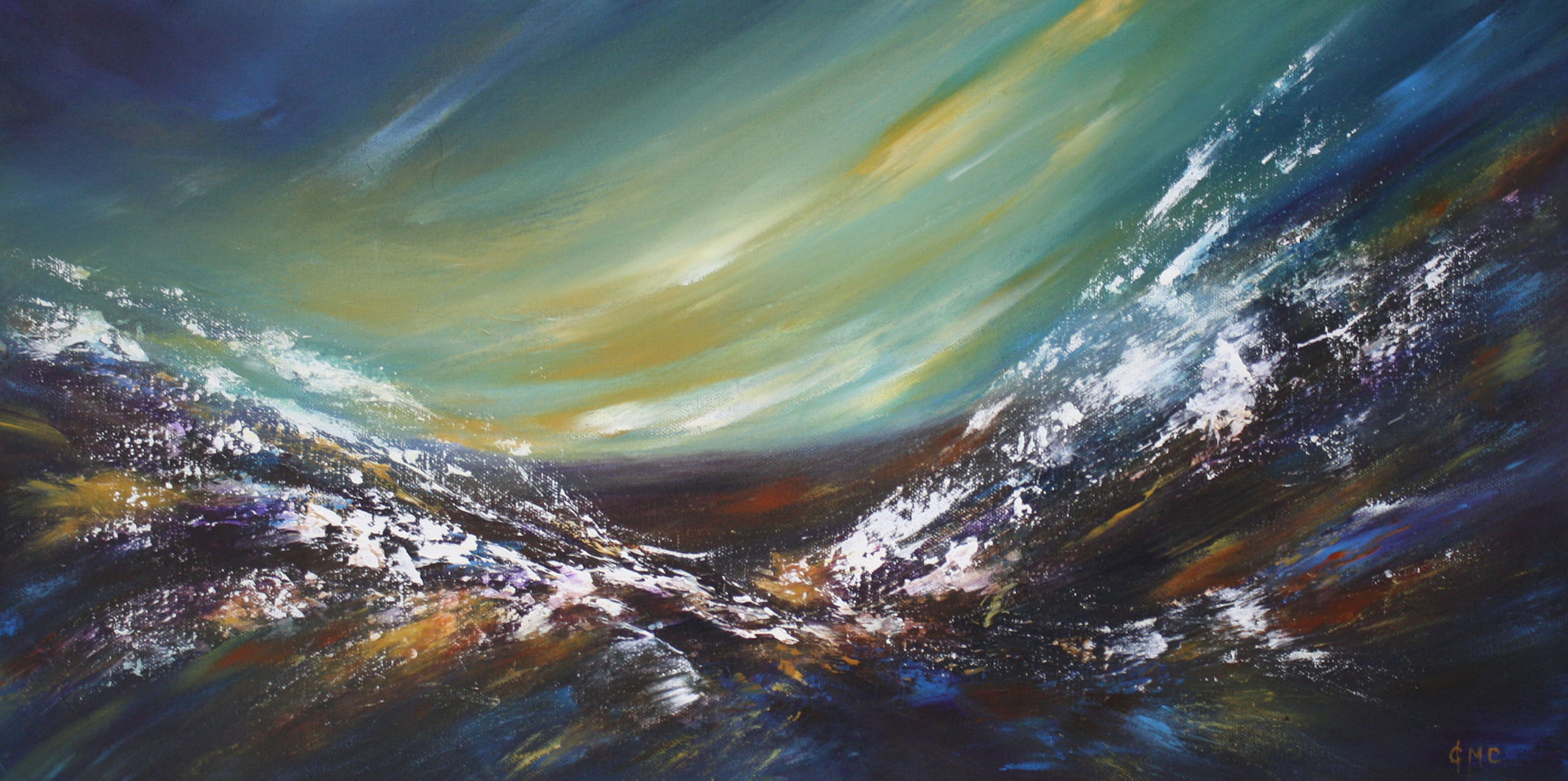 Corryvreckan Purple Swish by Grace Cameron