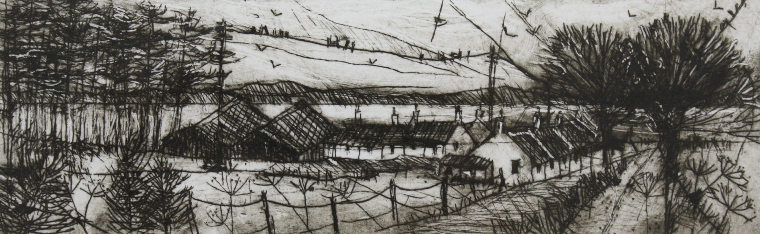 Over Keltie Farm Fife by Deborah Phillips