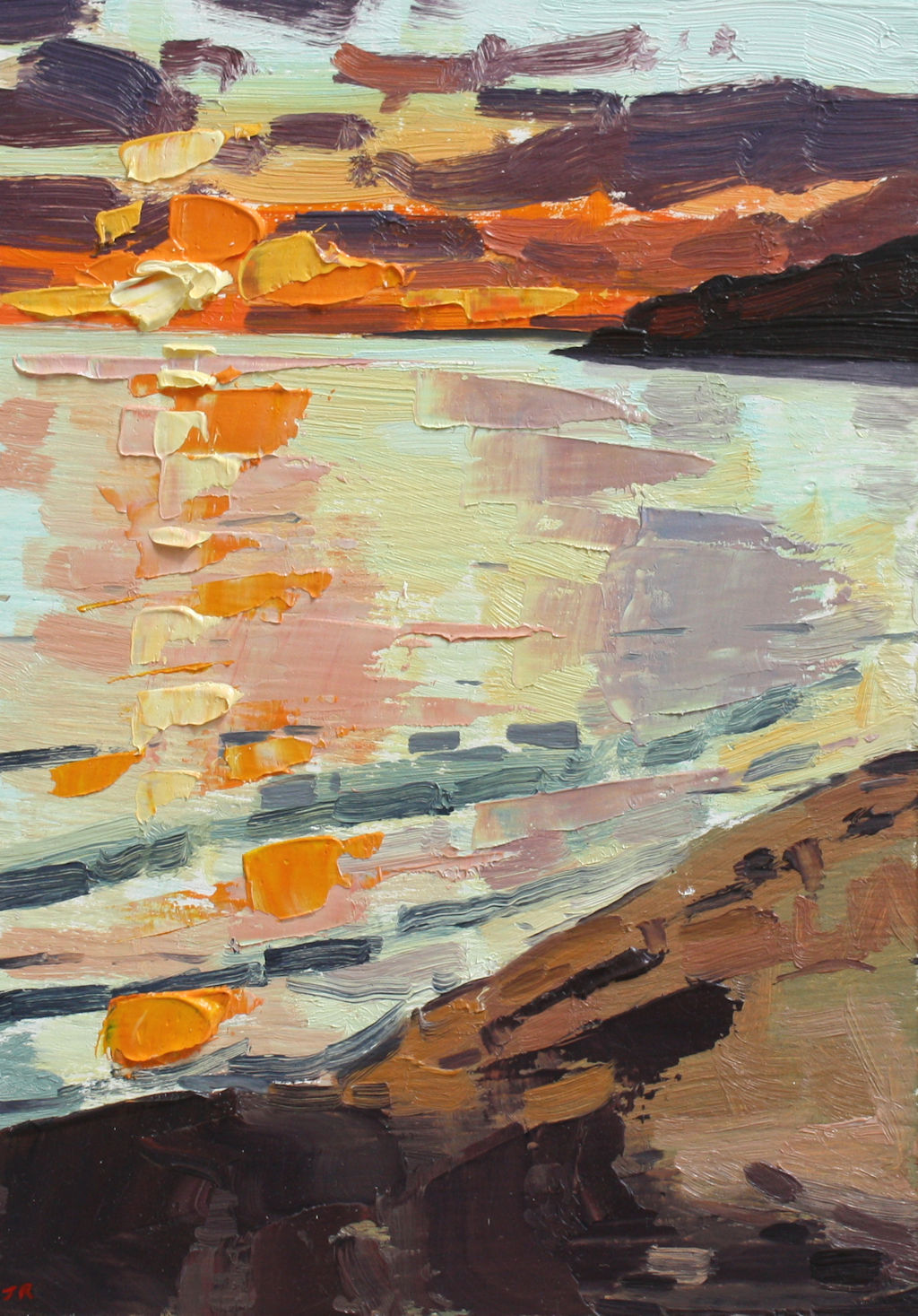 Sundown Across the Bay by James Roughead