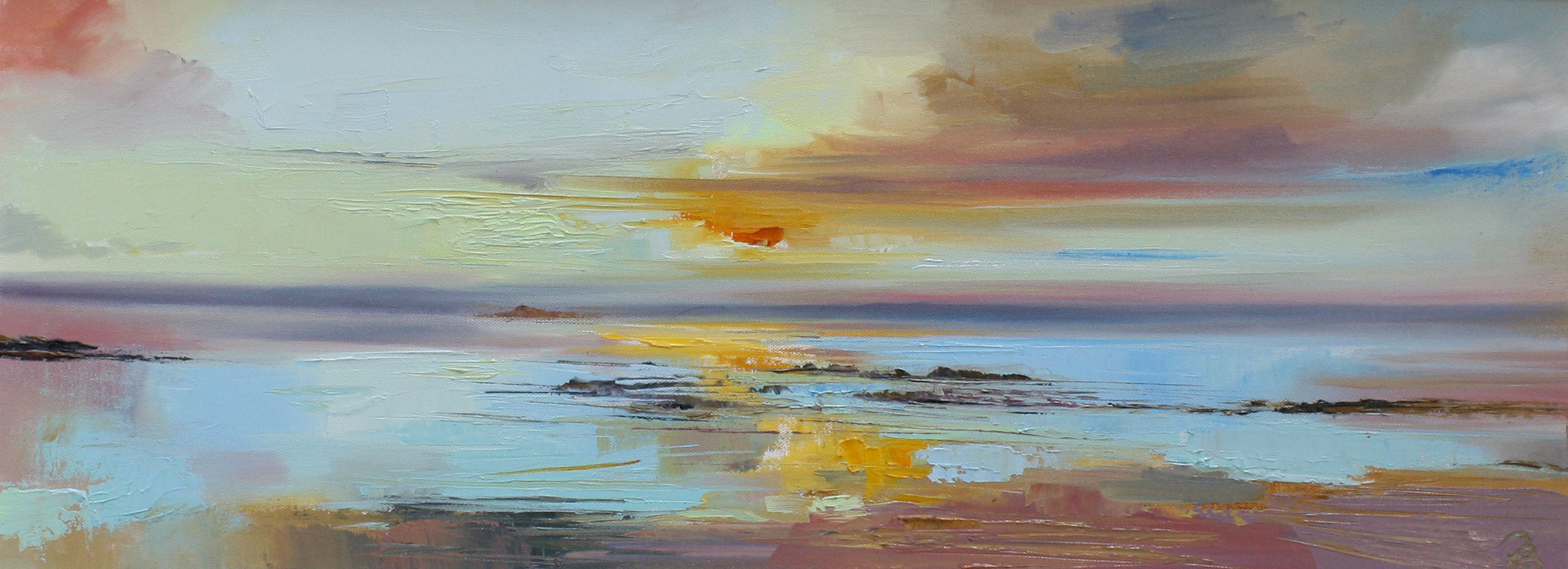 Golden Moment, Dornoch by Rosanne Barr
