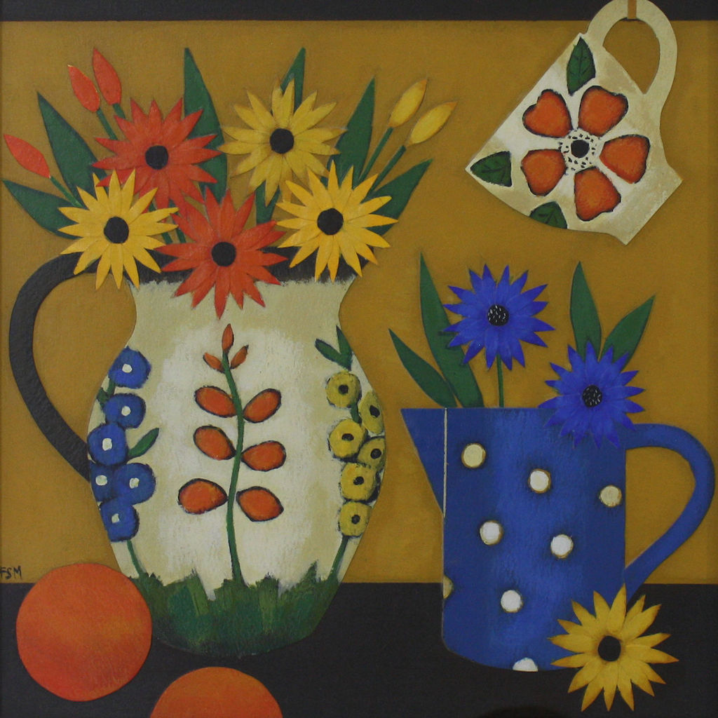 Marigolds and Cornflowers by Fiona Shackleton Millar