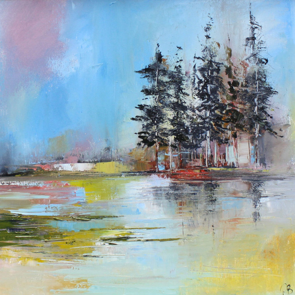 Reflecting by the Loch by Rosanne Barr