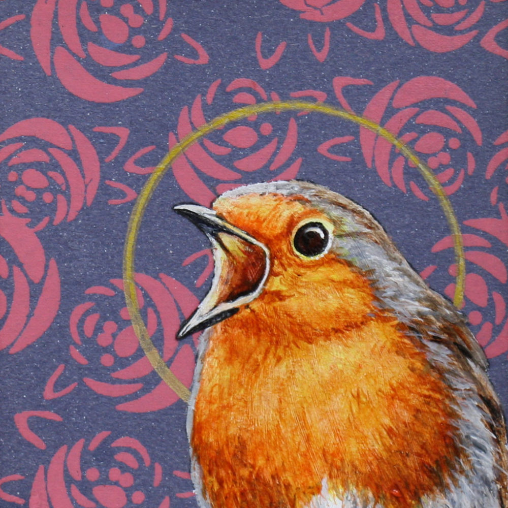Robin & Roses by Stanley Bird