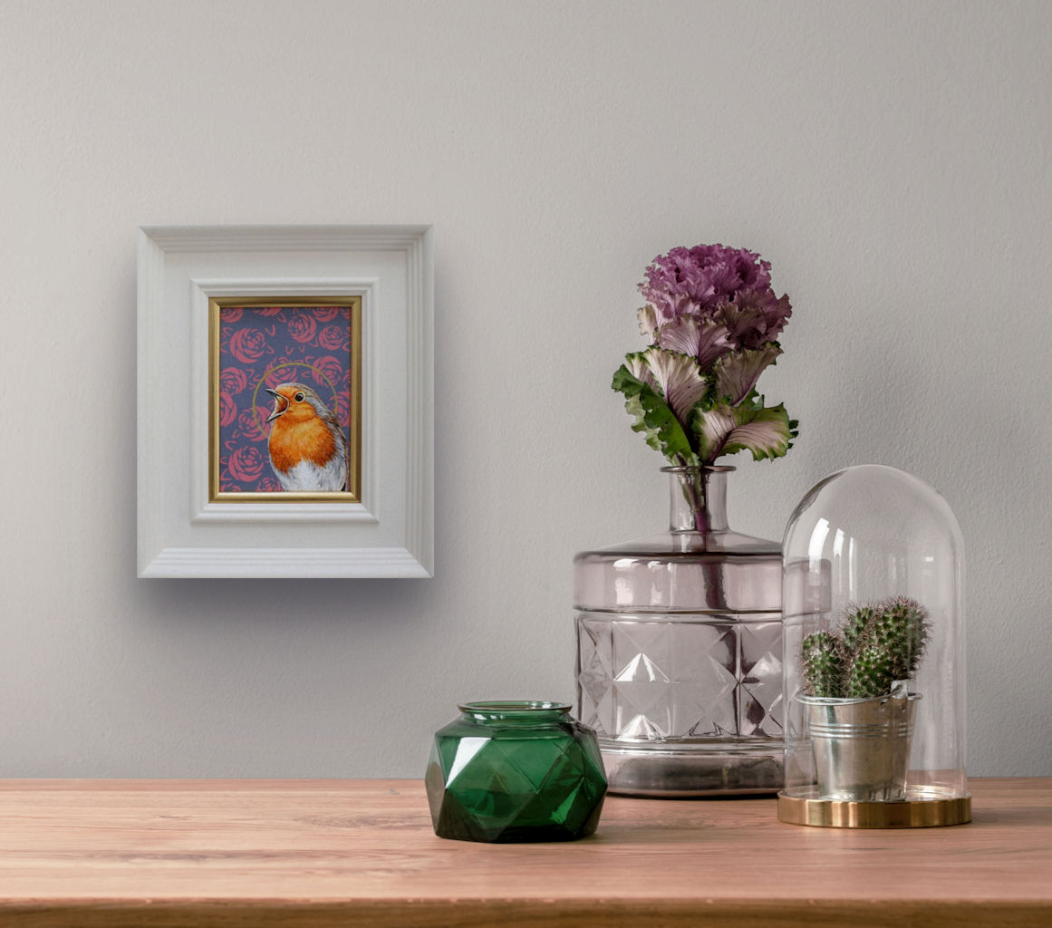 Robin & Roses by Stanley Bird - Image 2