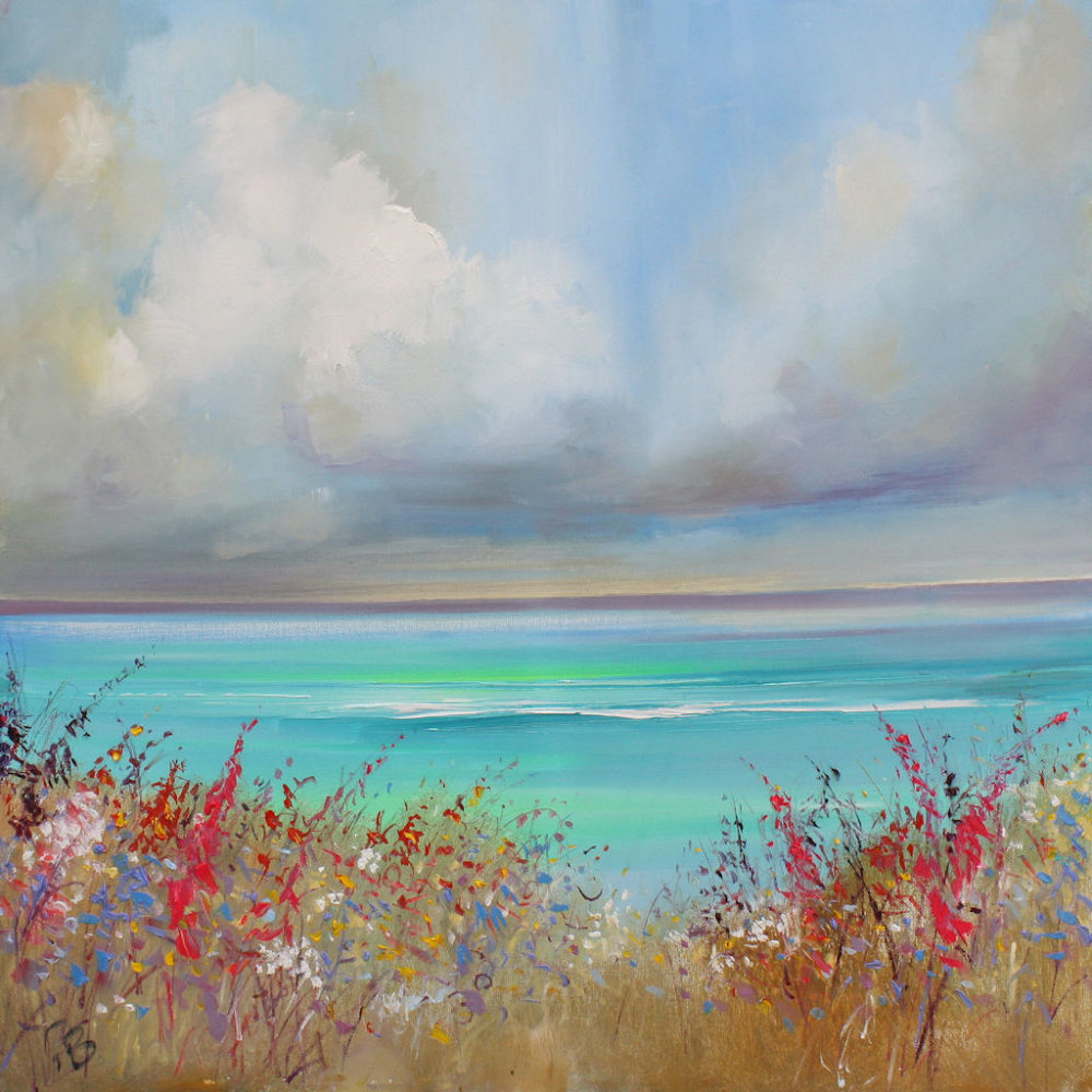 Teal Shores by Rosanne Barr