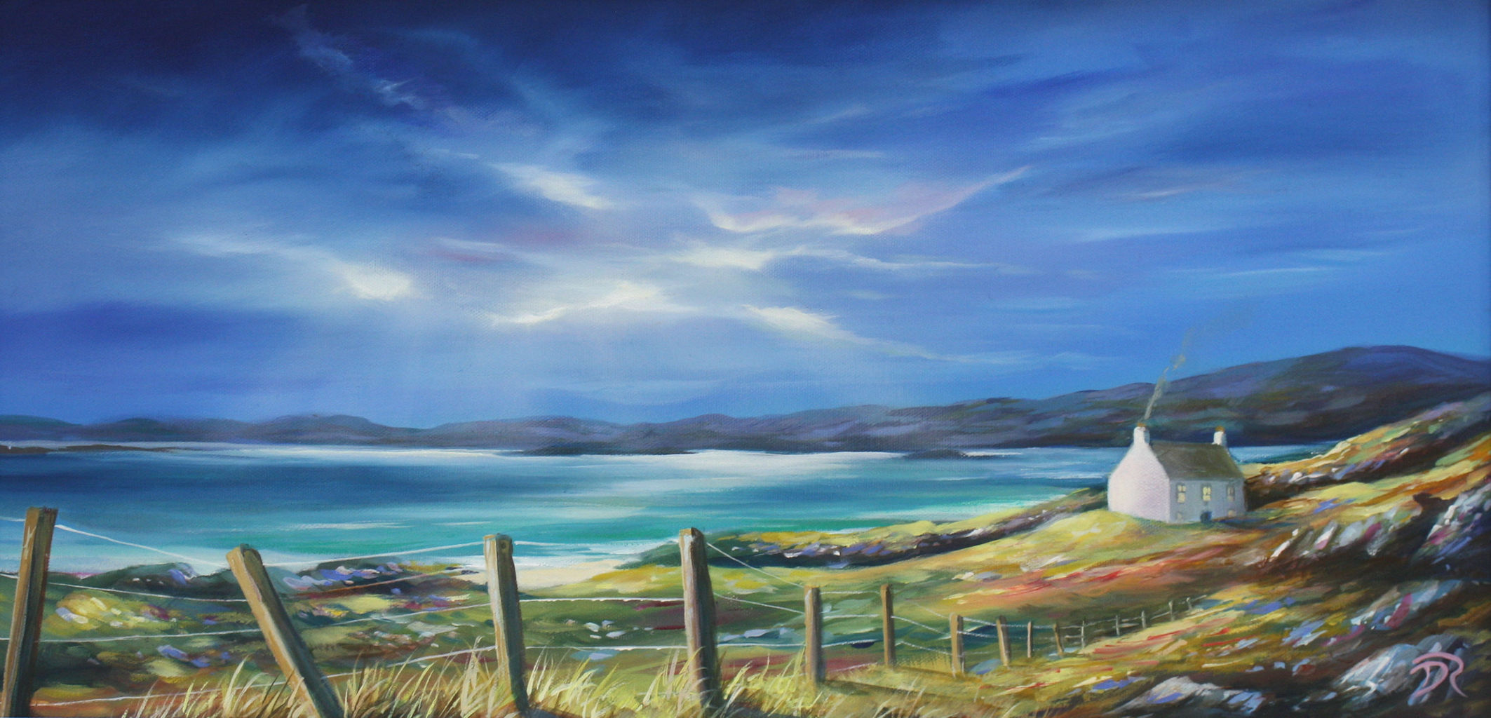 The Light of the Wee Harris Hoose, Kyles by Douglas Roulston