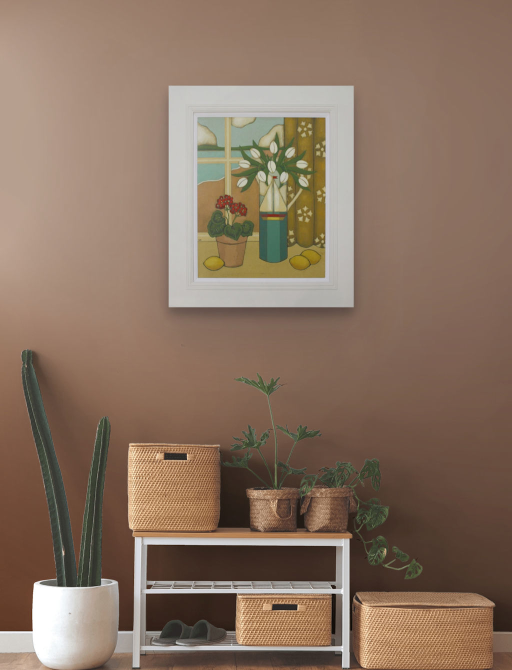 White Tulips, Geraniums and Lemons by Fiona Shackleton Millar - Image 2