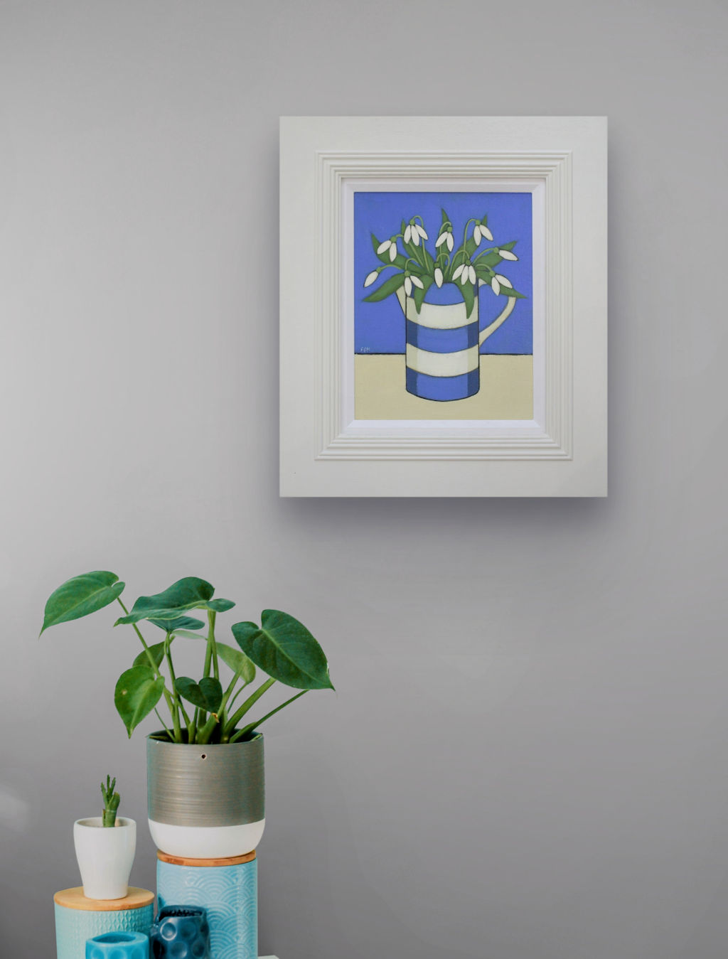 Snowdrops in a Cornish Jug by Fiona Shackleton Millar - Image 2